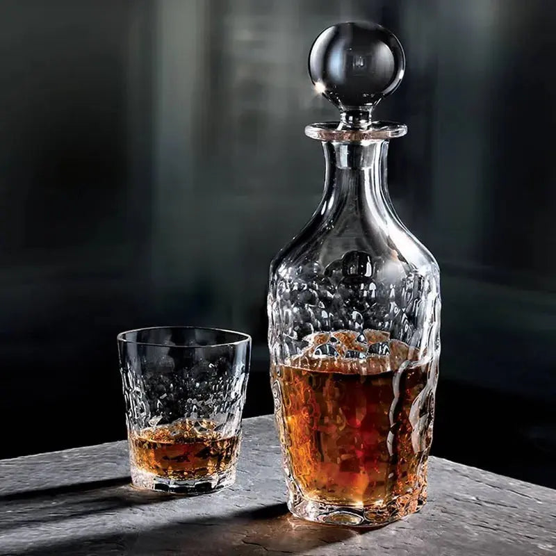 SET CARAFE ET 6 VERRES MARBLE COLLECTION -CRISTAL DE BOHEME 1 edcffeaceefe lg dbcdf d bf