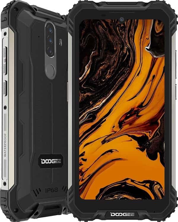 Smartphone Doogee S58 Pro (6/64Go) Noir et Gris 1 Smartphone Doogee S Pro (/Go) Noir et Gris
