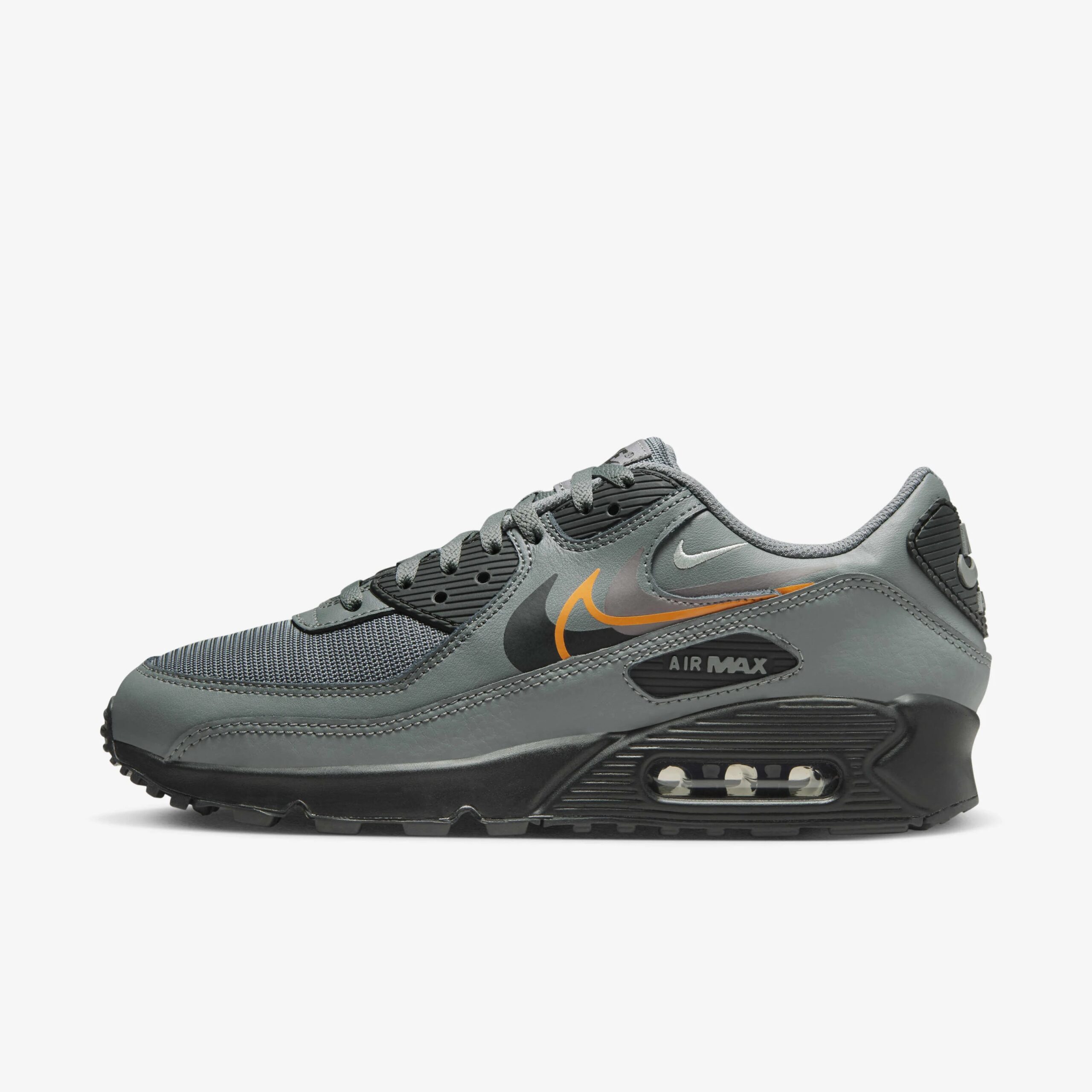 Nike Air Max 90 Smoke Grey/Bright Mandarin 1 bfe aa a aeeb