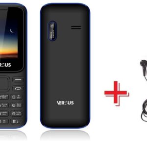 Téléphone Portable VERSUS X Noir et Bleu + écouteur filiaire