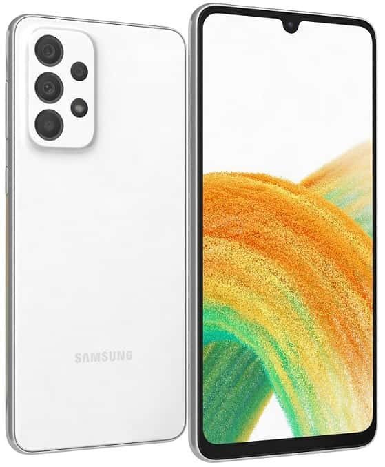 Smartphone Samsung Galaxy A33 5G (8/128Go) Blanc 1 Smartphone Samsung Galaxy A G (/Go) Blanc