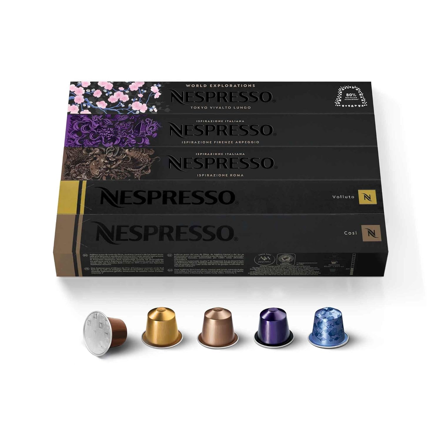 Pack 50 Capsules Nespresso 1 ptRpTIZL SL