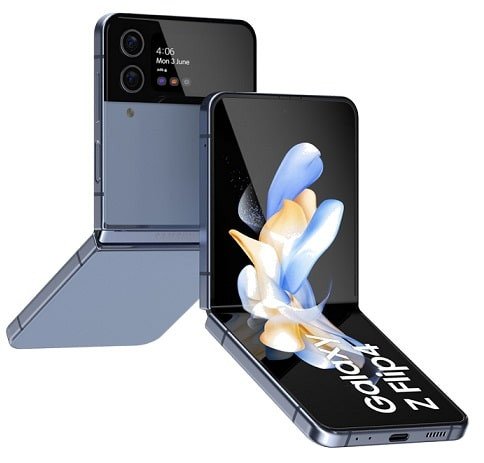 Smartphone Samsung Galaxy Z Flip 4 (8+128Go) Bleu 1 Smartphone Samsung Galaxy Z Flip (+Go) Bleu