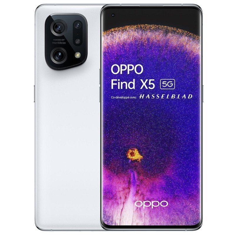 Smartphone Oppo Find X5 8/256G 5G Blanc 1 Smartphone Oppo Find X /G G Blanc