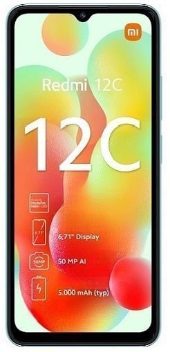 Smartphone XIAOMI Redmi 12C (4+128Go) Vert 1 Smartphone XIAOMI Redmi C (+Go) Vert