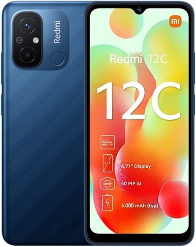 Smartphone XIAOMI Redmi 12C (3+32Go) Bleu 1 Smartphone XIAOMI Redmi C (+Go) Bleu