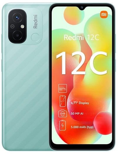 Smartphone XIAOMI Redmi 12C (3+32Go) Vert 1 Smartphone XIAOMI Redmi C (+Go) Vert