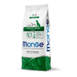 MONGE - MAXI ADULT 32-80KG AU CHICKEN 12 KG