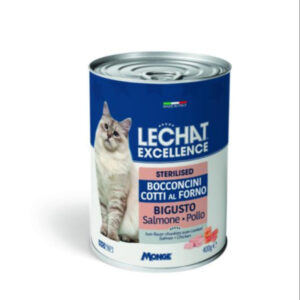 LE CHAT EXCELLENCE - CHUNKS STERILISE AU SAUMON&POULET 400GR