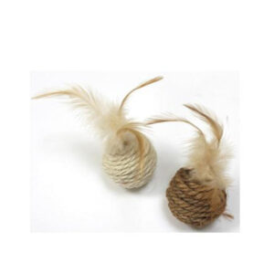 CROCI - BALLE AVEC PLUME POUR CHAT