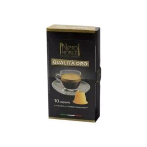 NeroNobile Qualità Oro NeroNobile – Boîte de 10 Capsules Compatibles Nespresso