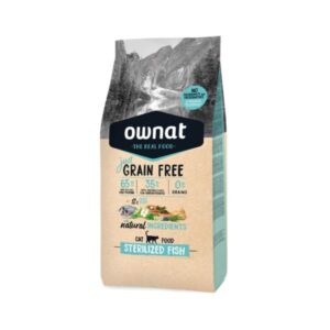 OWNAT - JUST GF POUR CHAT STERILISE AU POISSON 1 KG