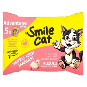 SMILE CAT - POCHON CHATON AU AGNEAU GELEE 5*85GR