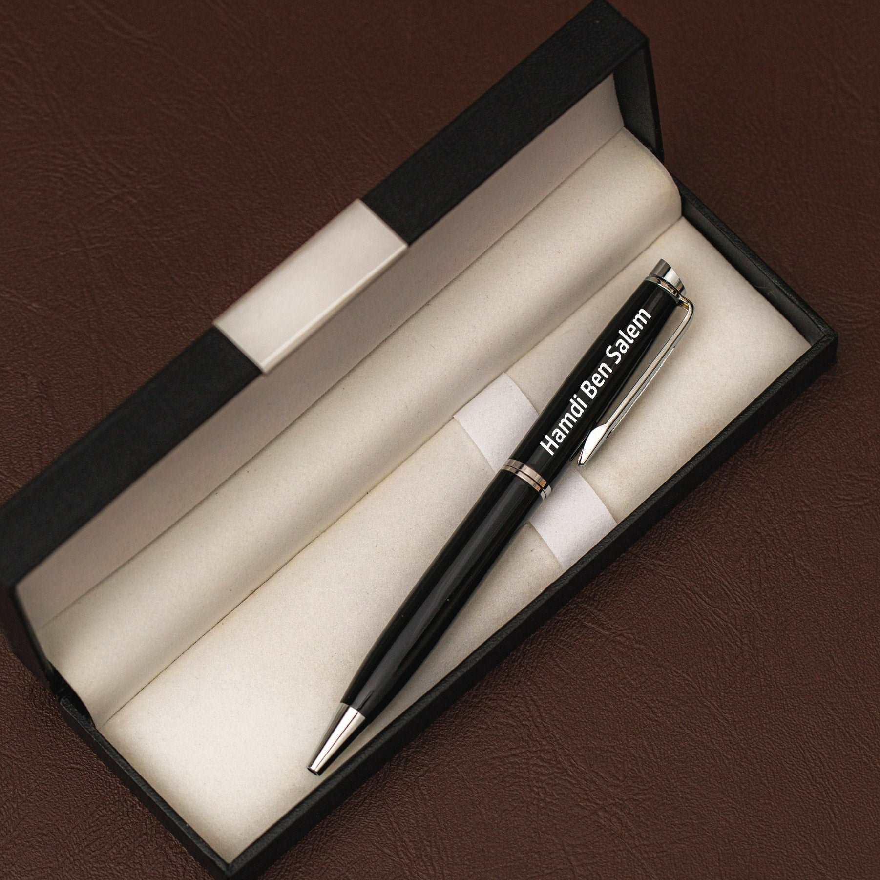 STYLO LUXE PERSONNALISÉ NOIR 1 LA deac ee a aac fbbaac