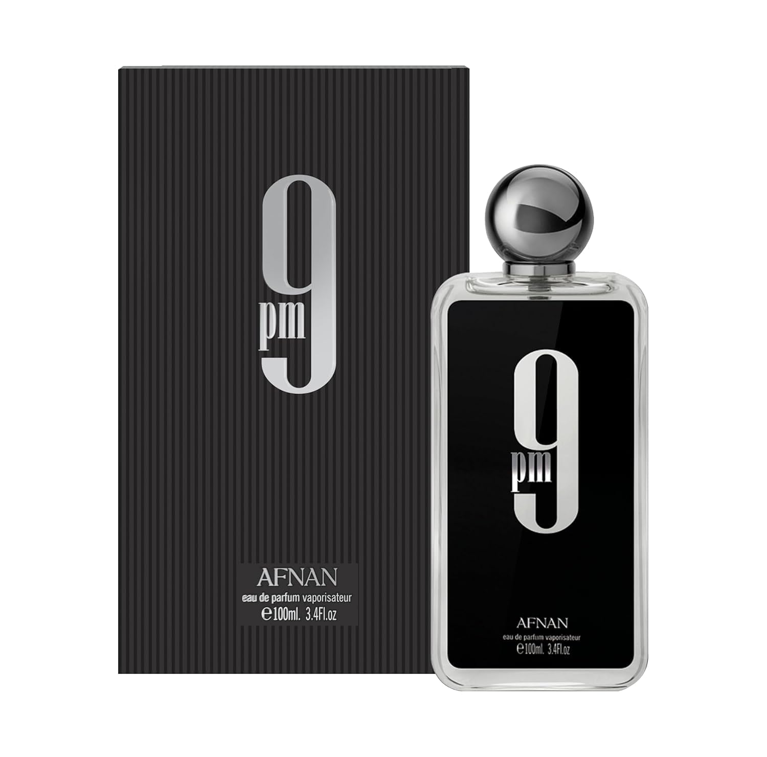 Afnan 9 PM Eau de Parfum Homme – Vanille, Pomme & Ambre Sensuel 1 AAB AD FB A EDCE