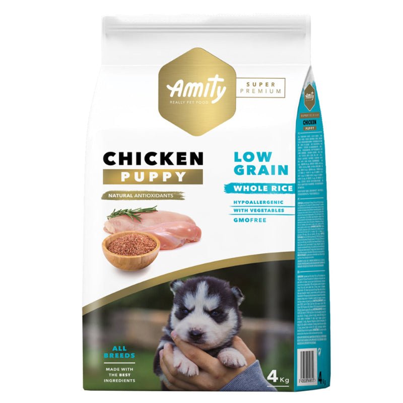AMITY - SUPER PREMIUM PUPPY POULET 4 KG (LOW GRAIN) 1 AM