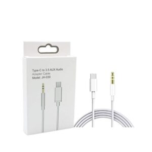 Adaptateur JH de Type C vers Jack ,mm Blanc