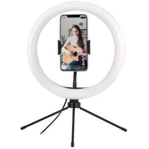 Anneau LED &Prime; avec mini trépied