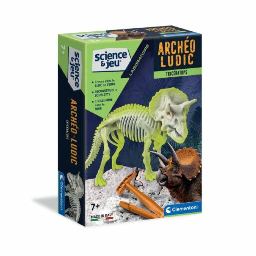Archéo ludic Tricératops Clementoni 1 Archeo ludic Triceratops Clementoni e jpg