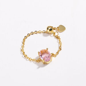 BAGUE ADJUSTABLE PINK