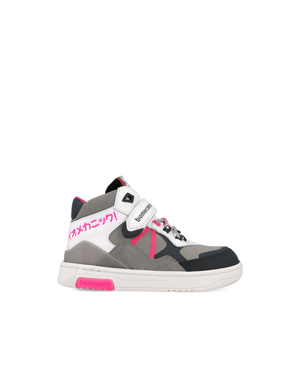 BIOMECANICS Bottine casual blanc et fuchsia (Napa) Pointure 29 Réf: 251237-B304 1 BIOMECANICS Bottine casual blanc et fuchsia Napa Pointure Ref B png