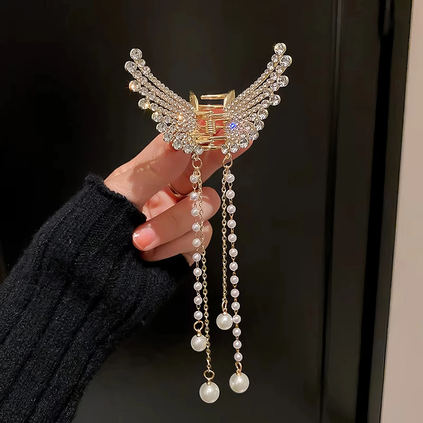 Pince à Cheveux Strass & Perles 1 BJ CP webp