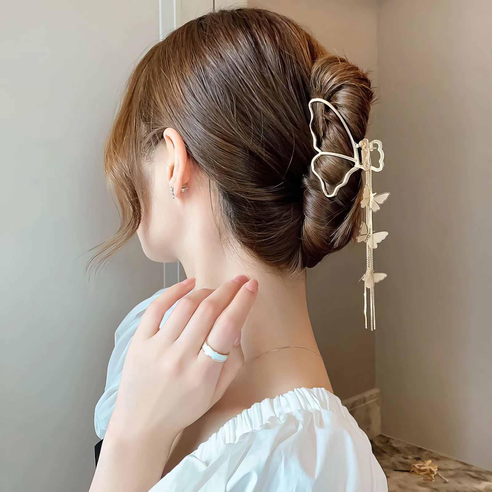 Pince à Cheveux Papillon 🦋 1 BJ CP webp