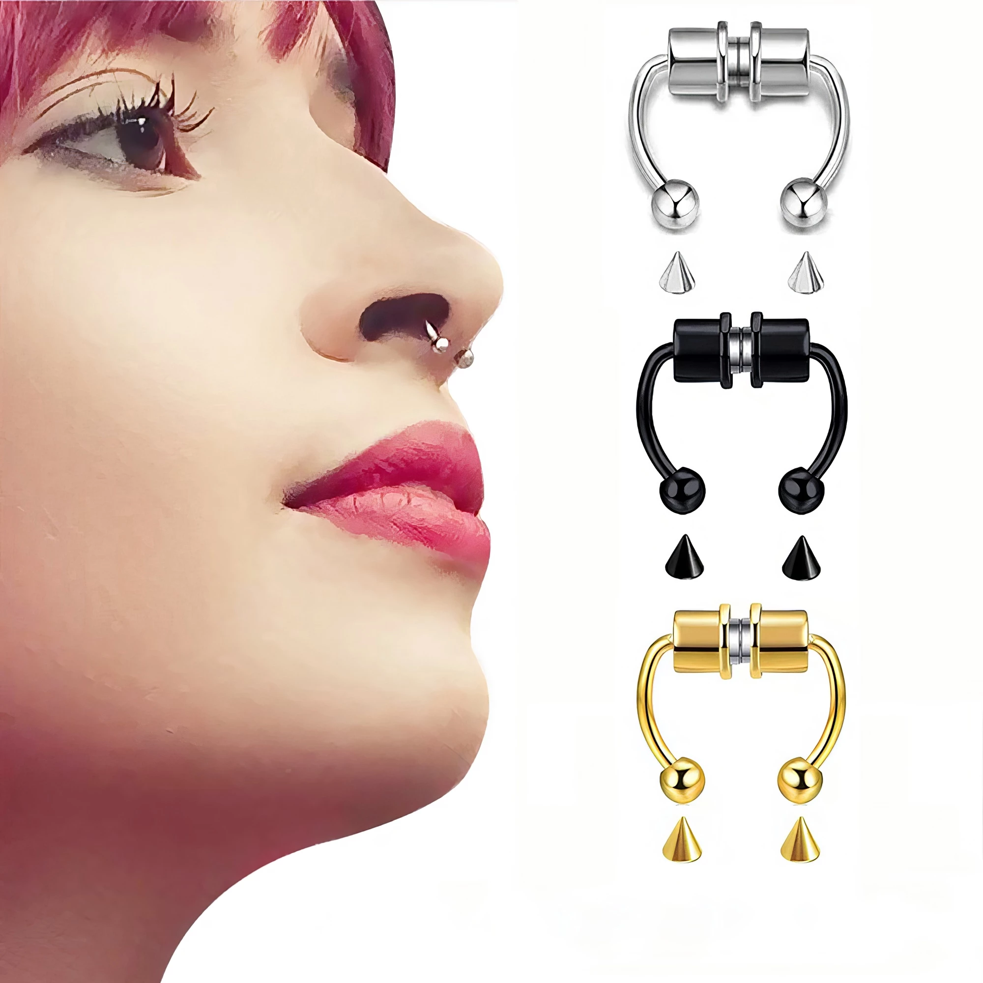 Faux Piercing Septum Magnétique 1 BJ CP webp
