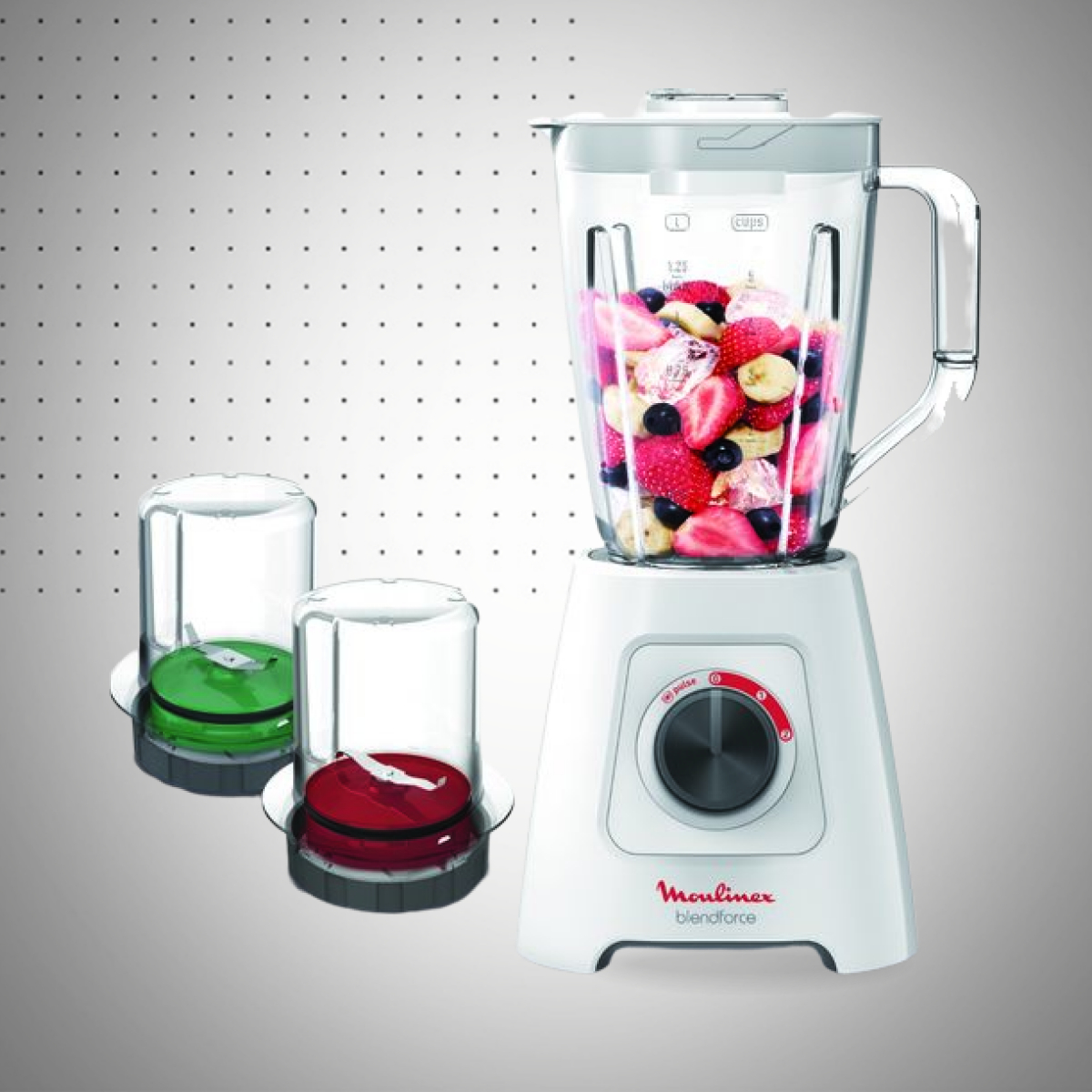 BLENDER FORCE 2 ACCESSOIRES BLANC 600W 1 BLENDER FORCE ACCESSOIRES BLANC W