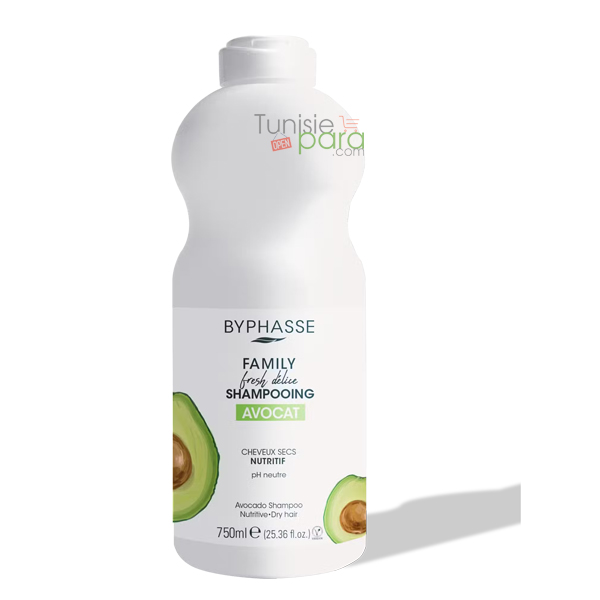 BYPHASSE FRESH FAMILY SHAMPOING AVOCAT 750 ml 1 BYPHASSE FRESH FAMILY SHAMPOING AVOCAT ML jpg