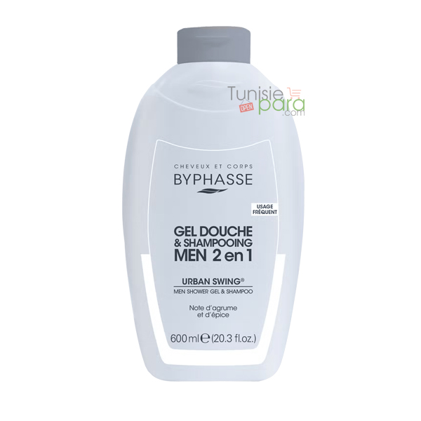 BYPHASSE GEL DOUCHE ET SHAMP 2 EN 1 URBAN SWING 600 ml 1 BYPHASSE GEL DOUCHE ET SHAMP EN URBAN SWING ML jpg