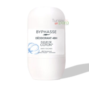 BYPHASSE ROLL ON DEO ANTI TACHE FLEUR DE COTON ML jpg