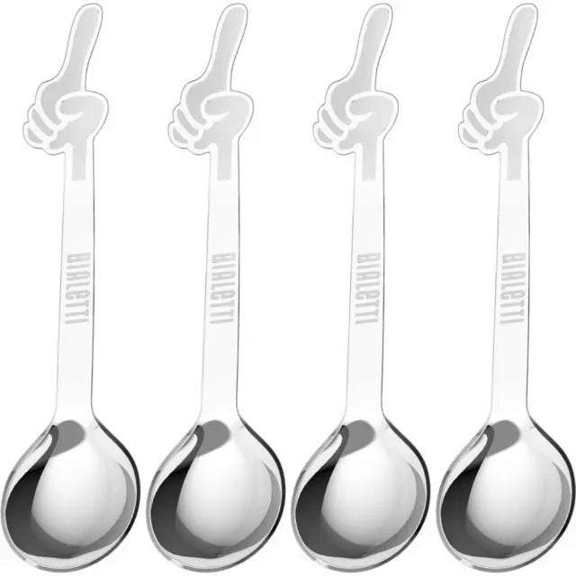 Bialetti set 4 cuillère a cafe 1 Bialetti Set de cuilleres Omino Cuillere a