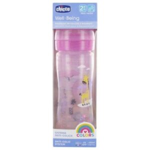 Biberon Plastique Rose ml Chicco jpg