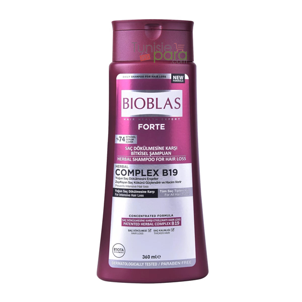 Bioblas Forte Shampooing Anti Chute Intensive Complex B19 360ml 1 Bioblas Forte Shampooing Anti Chute Intensive Complex B ml jpg