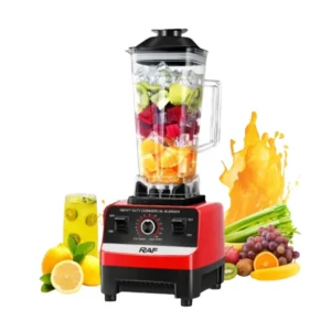 RAF R Blender W L Lames inoxydables Rouge