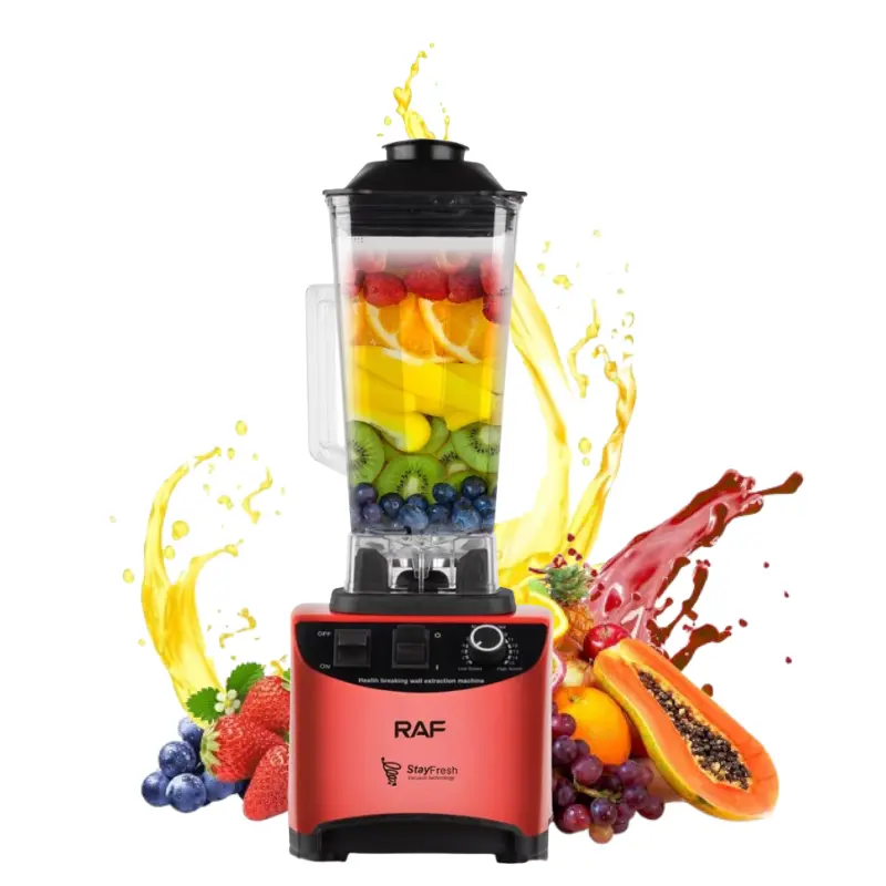 RAF R.2804 Blender 2400W 2L 6 Lames inoxydables Rouge 1 RAF R Blender W L Lames inoxydables Rouge