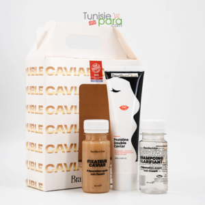 Brazilian glow Pack Lissage proteine double caviar png