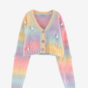 Bunny Rainbow Cardigan