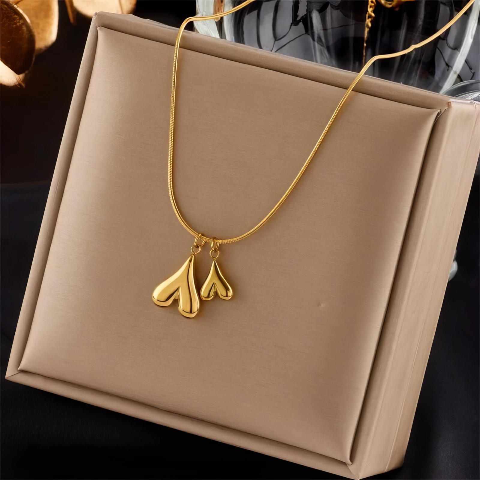 Collier Duo Cœurs 💛 1 CL FN webp