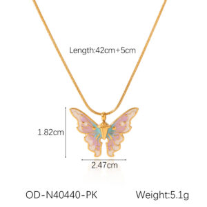 COLLIER RAPUNZEL BUTTERFLY