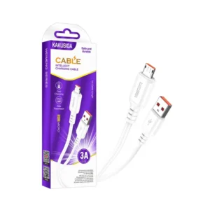Câble Chargeur KAKUSIGA Micro USB M Blanc