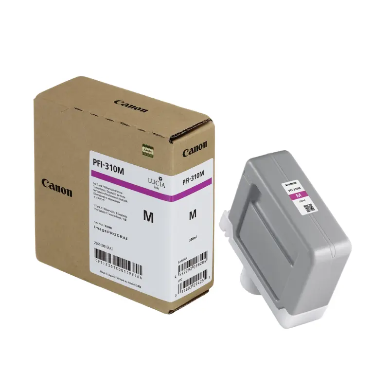 Canon PFI-310 Cartouche d’encre Originale Magenta 330ML 1 Canon PFI Cartouche d’encre Originale Magenta ML
