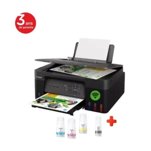 Canon Pixma G – Imprimante Couleur Multifonction à Réservoir Noir en+Wifi