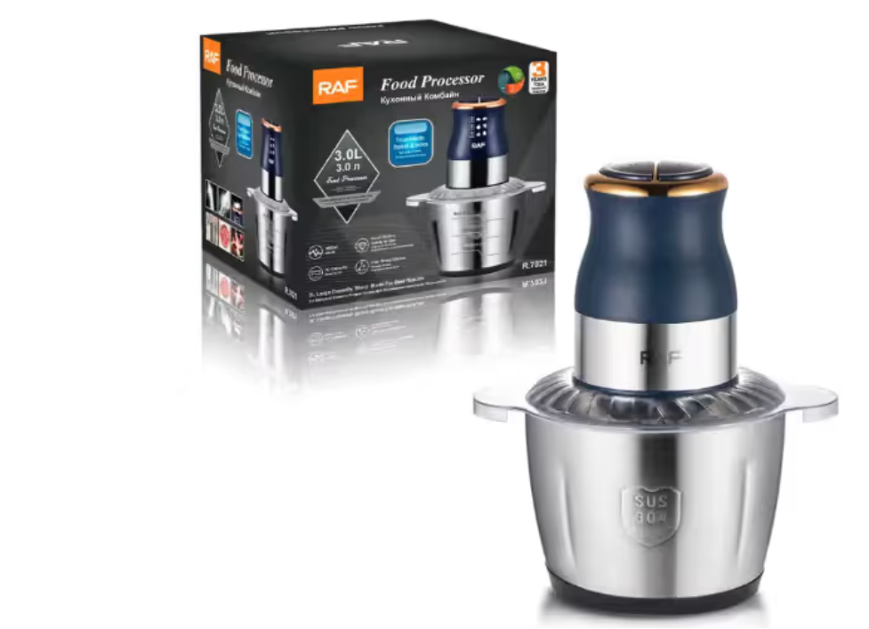 Hachoir Electrique Raf 1000W 3L inox (R.7021) 1 Captured ecran