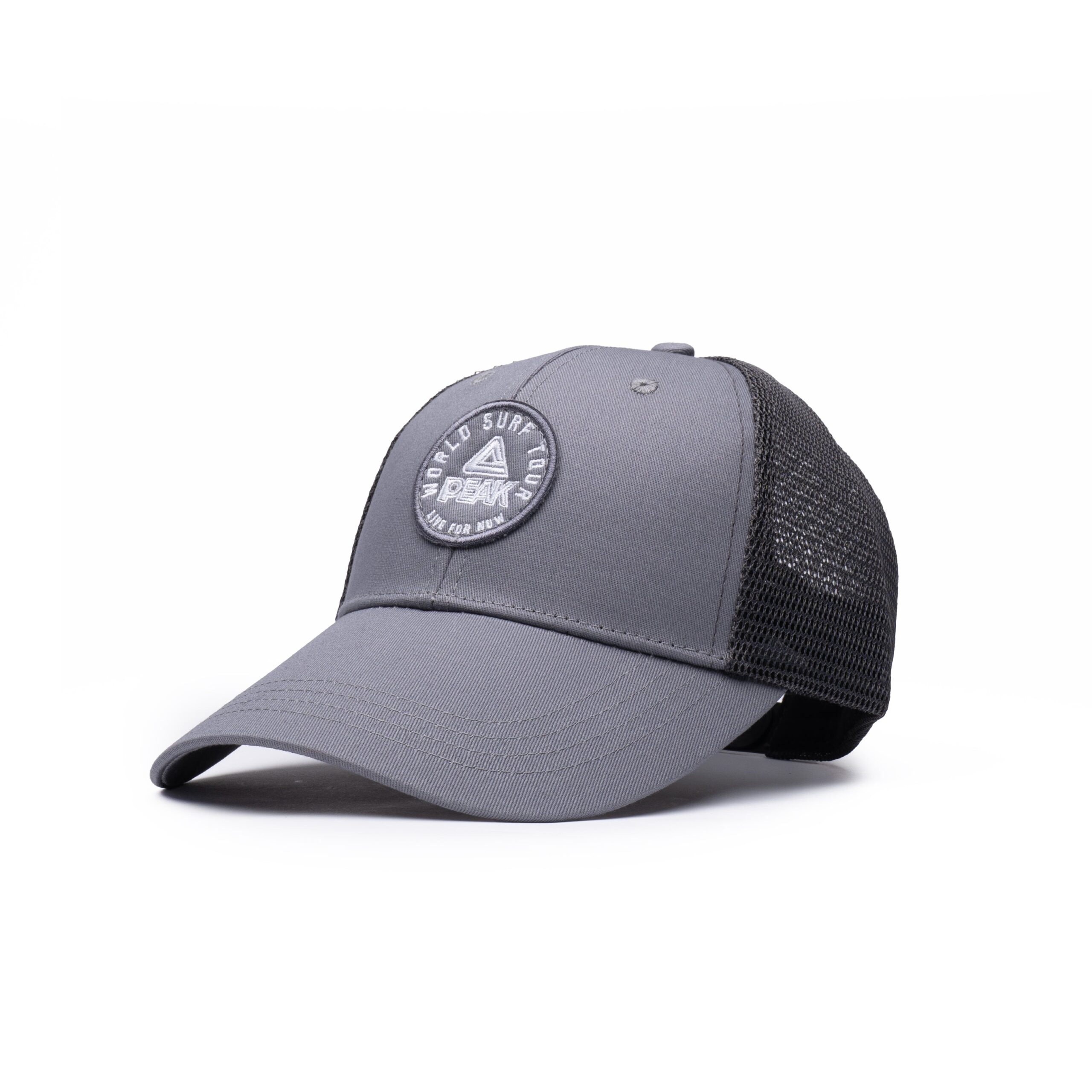 CASQUETTE PEAK 1 Casquette Trucker Grise Peak Patch Rond Brod