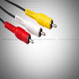 Câble Audio/Vidéo RCA mâle Vers RCA mâle &#; Mètres