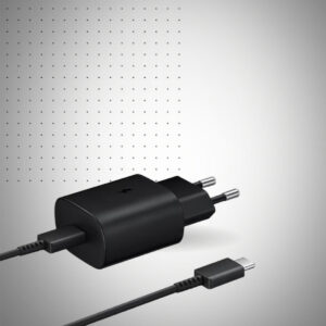 Tête Chargeur Samsung Ultra Rapide W USB C &# Noir