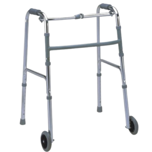 Deambulateur pliant avec roues