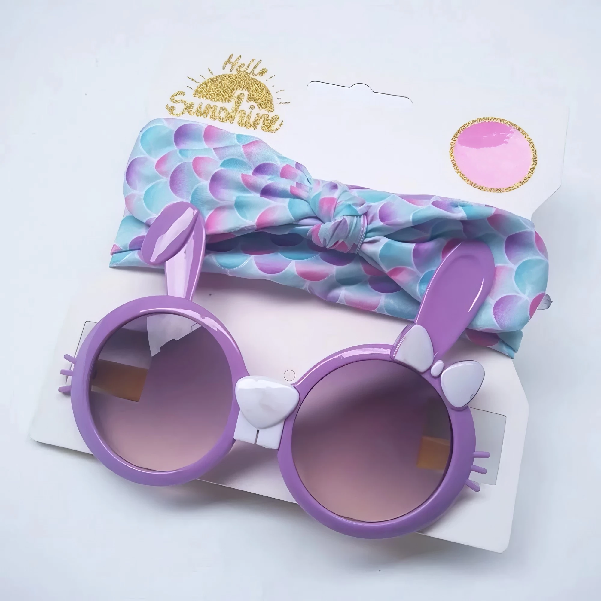 Ensemble Lunettes & Bandeau Style Mignon 🕶️ 1 EB BD webp